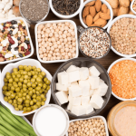 protéines végétales : tofu, pois chiches, lentilles, protéines végétales texturées
