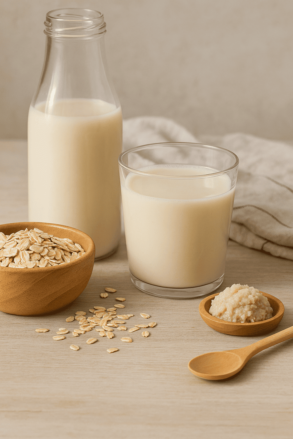 lait d'avoine et okara