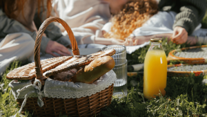 un panier de pique nique zéro déchet